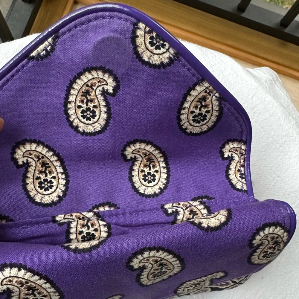 Romantic Floral Vera Bradley Simply Violet Multiple Compartment Wristlet Wallet
